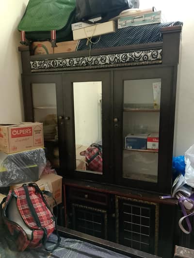 Bed side table showcase