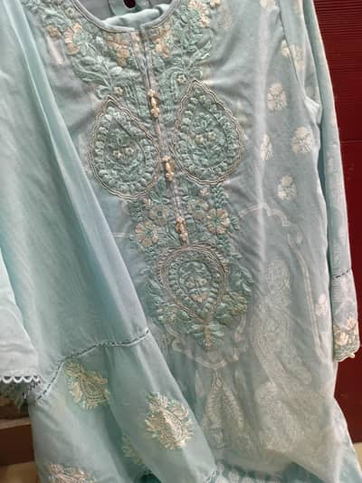 cotton net embridered duppata with mix fabrick shalwar qameez