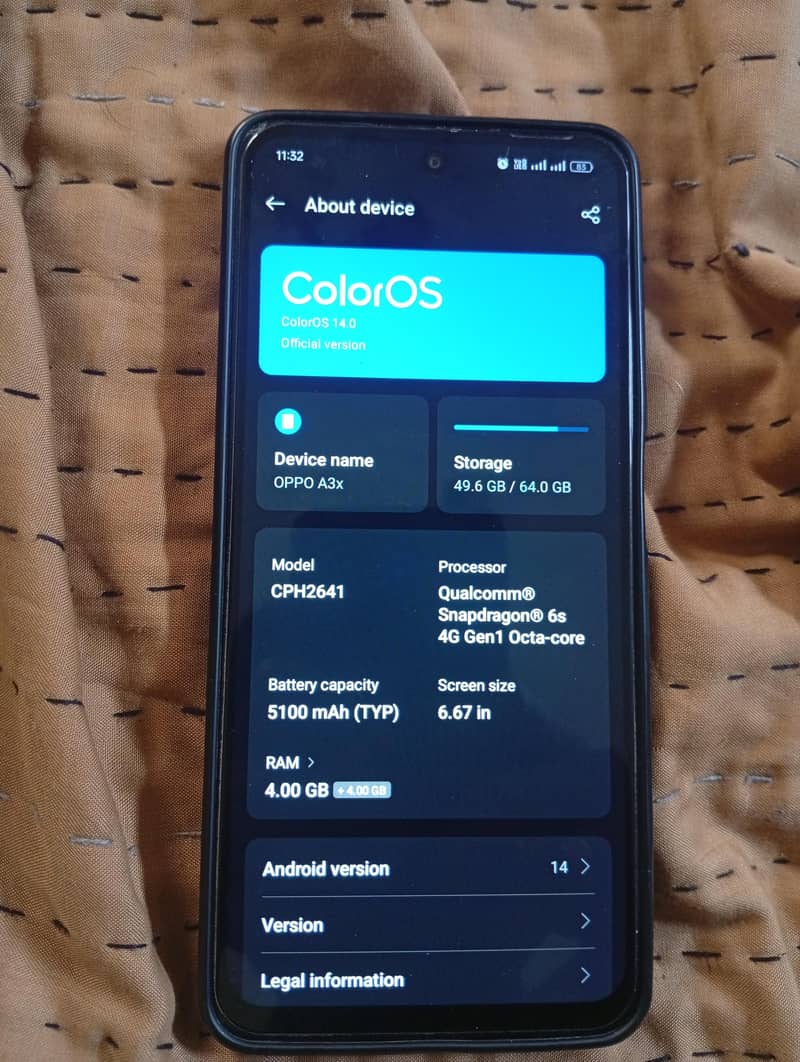 OPPO A3x 7