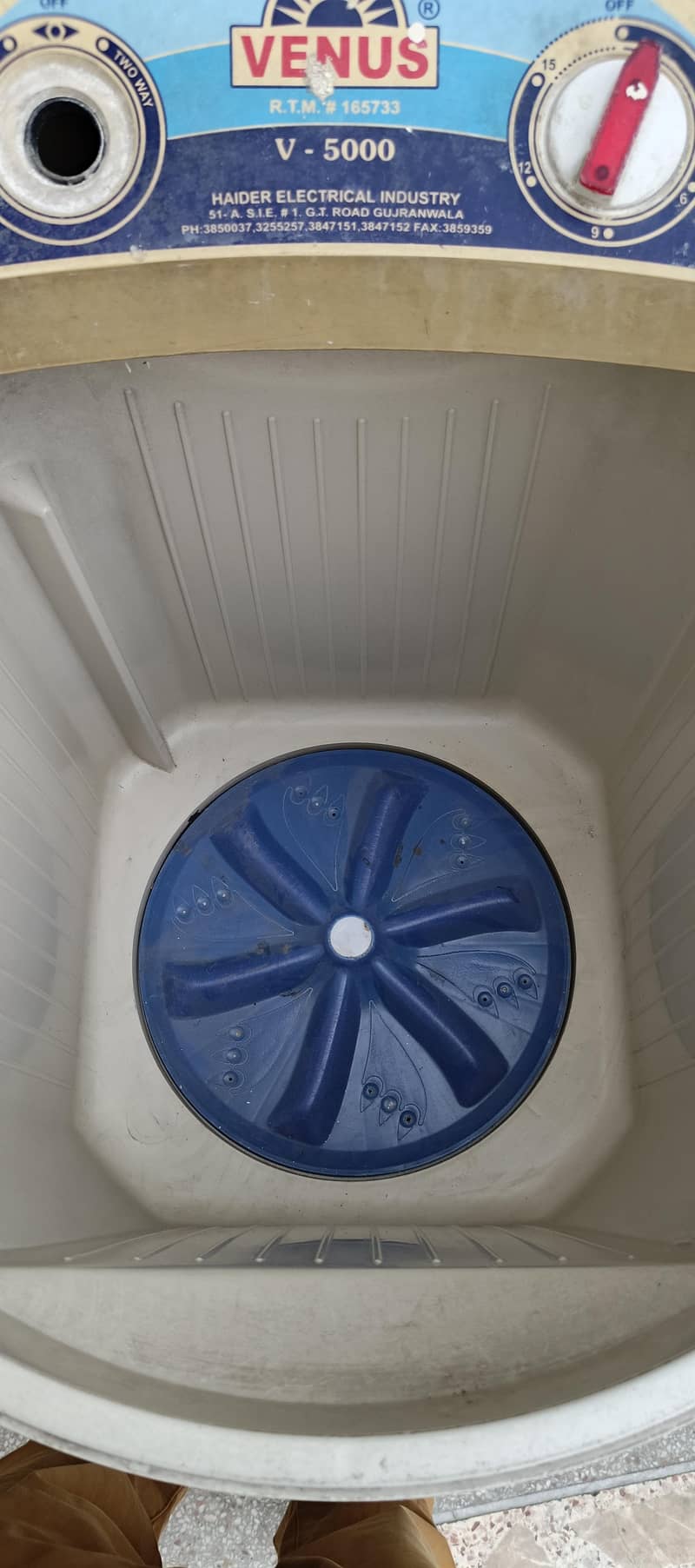 Washing machine 1