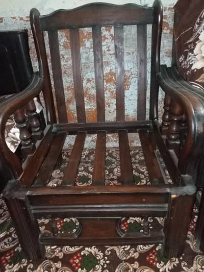 Wooden sofa set