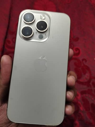 I phone 15 pro natural titanium good condition