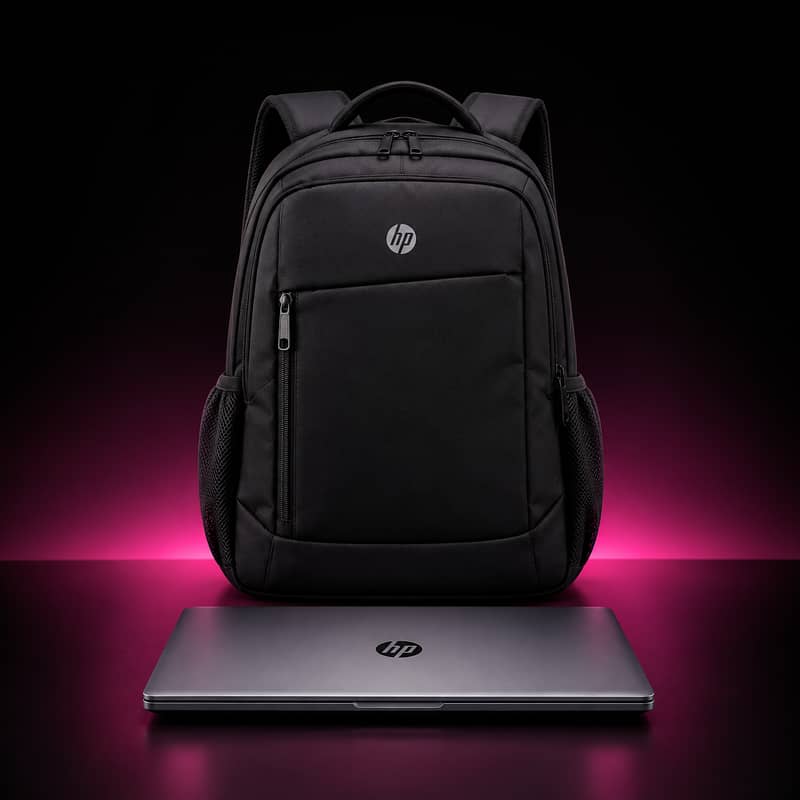 Laptop Backpack – Black, Spacious & Durable 1