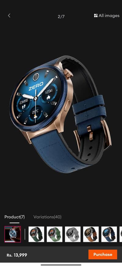 Zero Lifestyle Smatwatch lunar 360