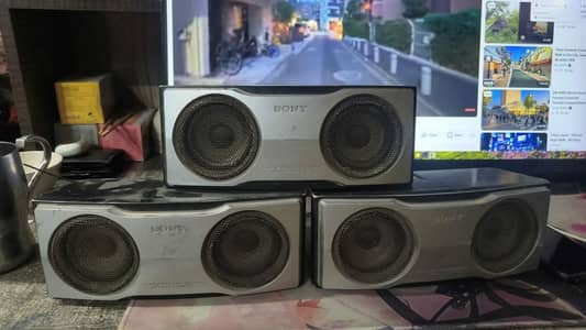sony speaker 2 surround 1 center