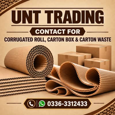 Corrugated Cardboard, Cartons & carton waste