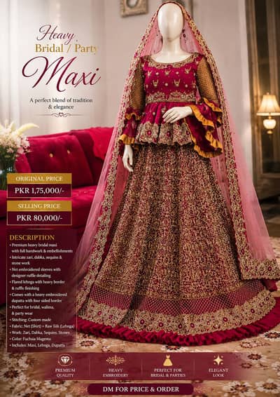 Bridal lehnga
