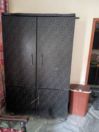 Wooden wardrobe