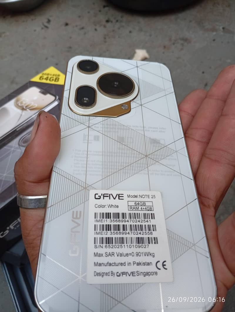 G'Five Note 25 2