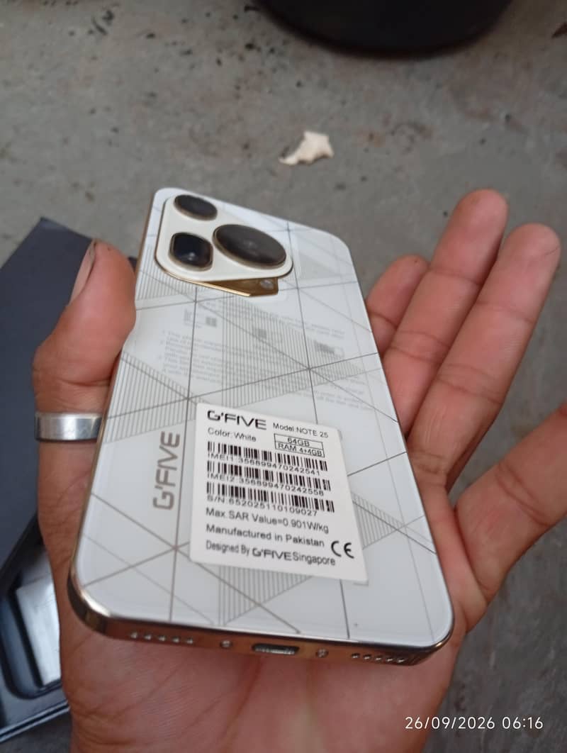 G'Five Note 25 4