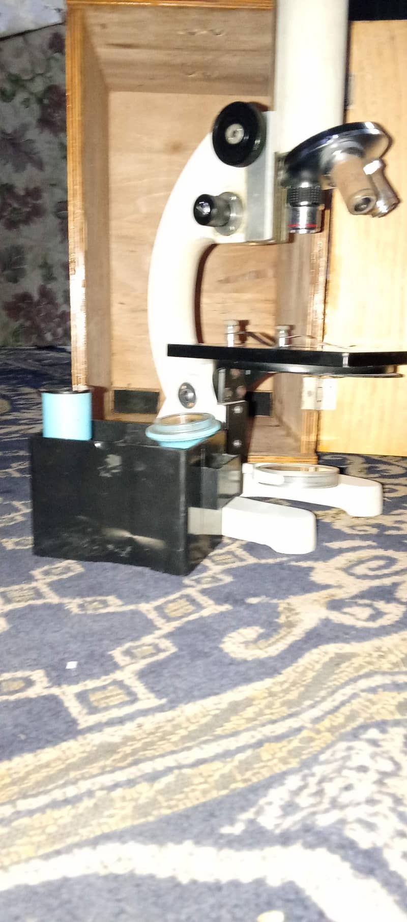 Microscope used in science Lab 4