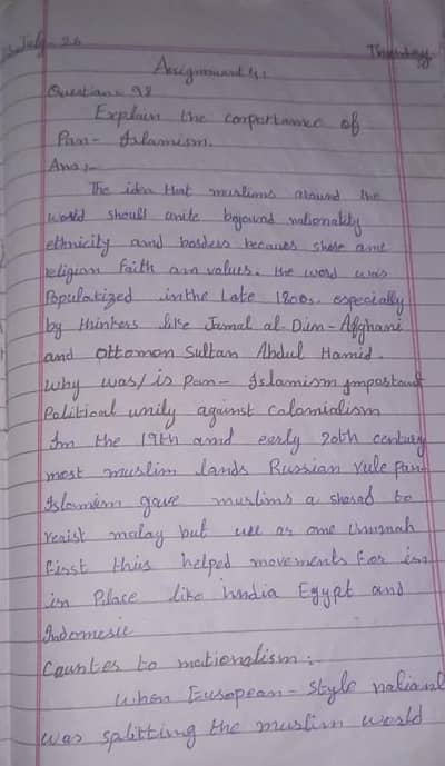 assignment writing service Gujranwala neat hand writing