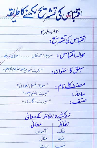 Assignment work