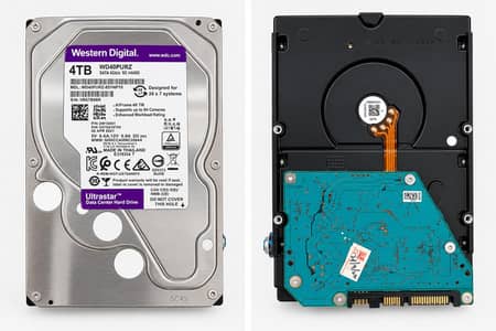 Western Digital 4TB Hard Drive – 100% Health