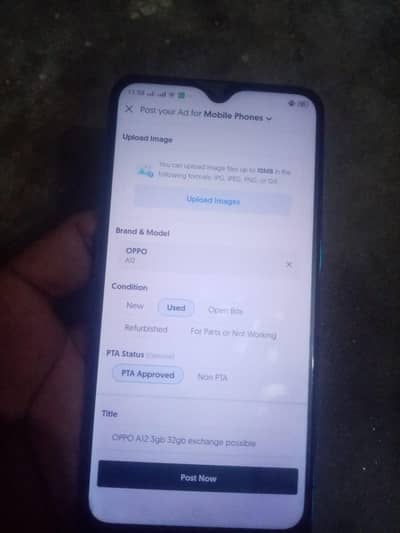OPPO A12 pta approved all ok 3gb 32gb exchange possible