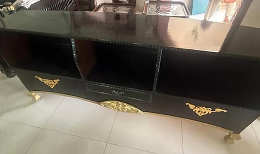 Stylish Wooden TV Console 10/10 Good Condition