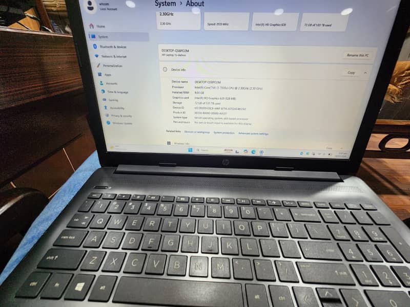 Hp corei3 7th generation 3