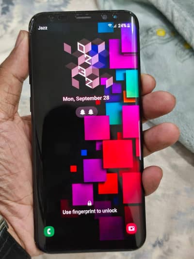 Samsung Mobile S8 Plus good condition uper say break ha