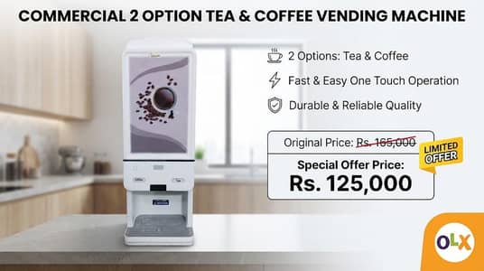 Professional Automatic Tea & Coffee Vending Machines – Karak Tea