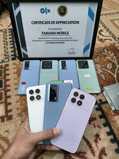 Redmi k60, 13T pro k90 5g brand new stock available