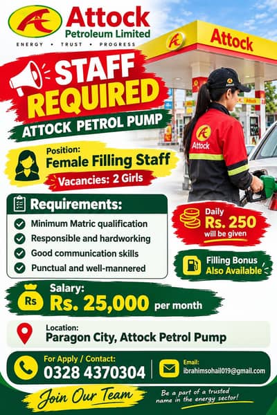 sales girls required