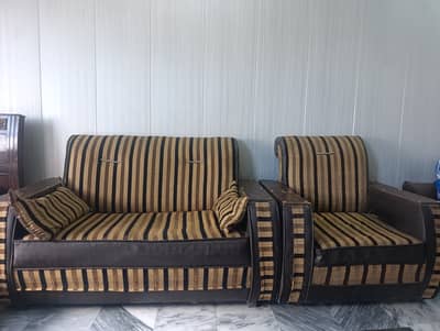 6 seater Sofa available .