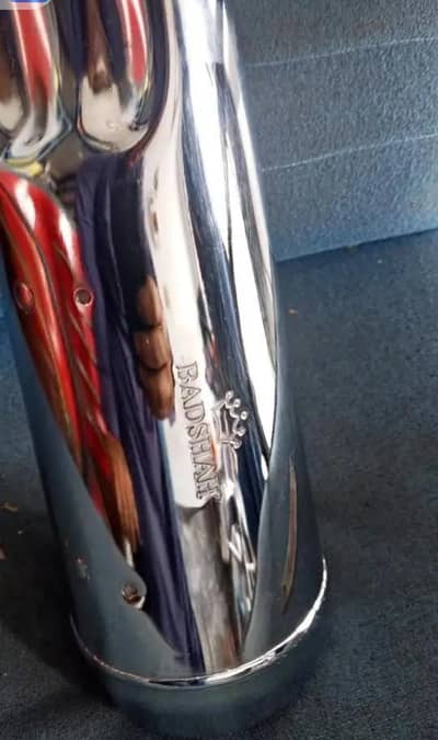 CG 125 silencer Chrome Basha brand all okay new silencer come used
