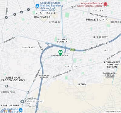 Prime Location Bankers Co-operative Housing Society Commercial Plot For sale Sized 4 Marla