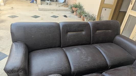 Sofa Set (Slightly Used) | 3+2 Seater | One Seperate | 2 Seater