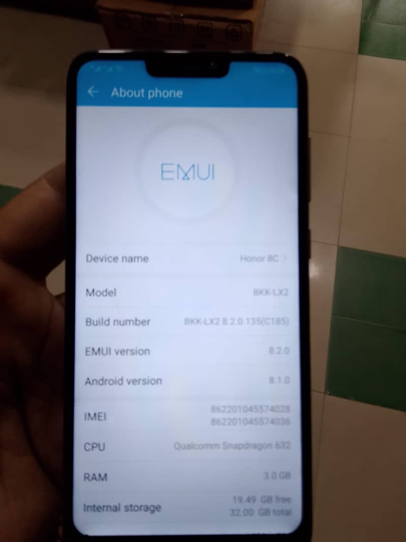 honor 8c 1