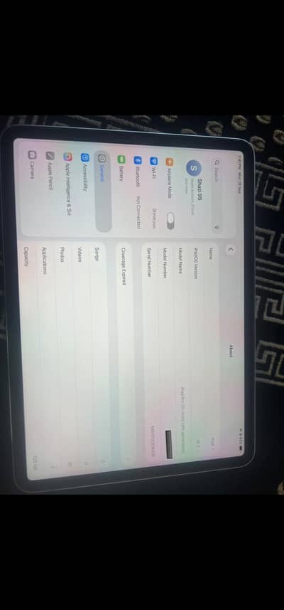 ipad pro m2 128gb silver color with box original