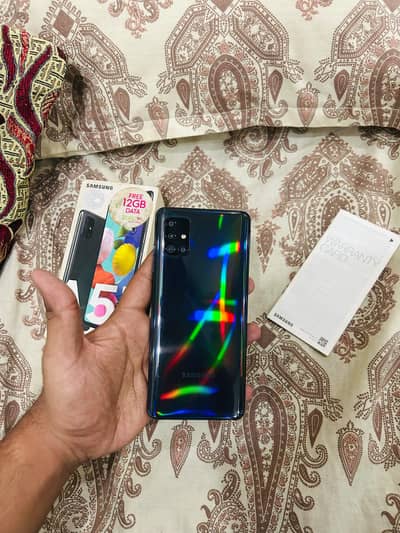Samsung Mobile A51 total genuine with original box