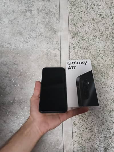 Samsung Mobile A17 just box open