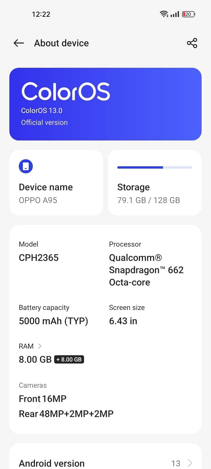 OPPO A95 3