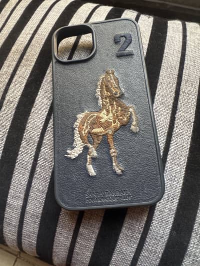 Premium polo leather case for iPhone 13 .