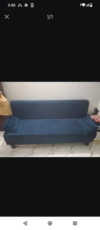sofa come bed bilkul new hai bht km use hwa waa jaga ni is liay sale
