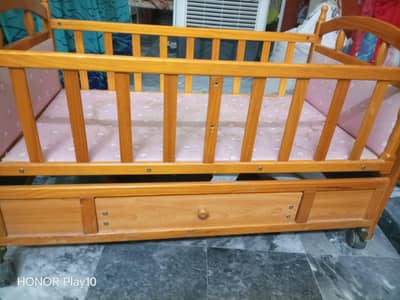 wooden baby swing