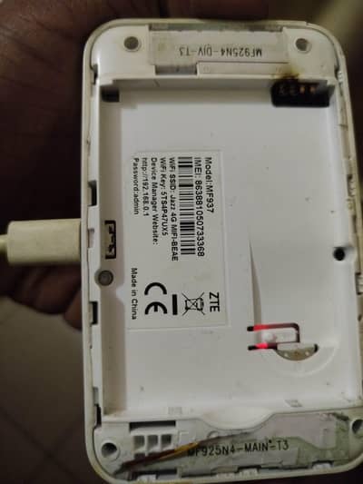 Jazz 4g wifi device