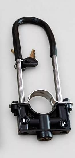 Heavy Duty Motorcycle Front Shocker Lock - All Pakistan Delivery Avail