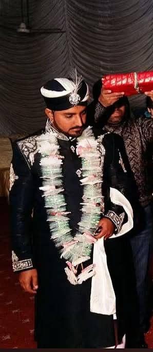 Dullah sherwani with khusaa For sale