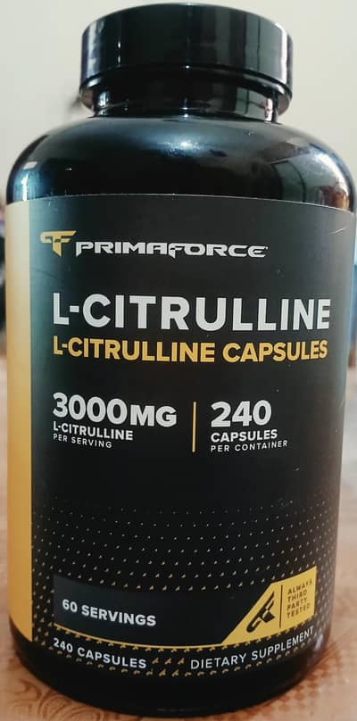 L-CITRULLINE – PRE-WORKOUT SUPPLEMENT