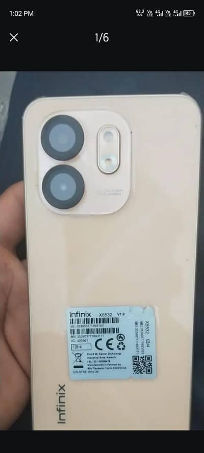 Infinix Smart 9 4+2 128  exchange possible