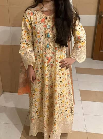 Women's frock with dupatta
