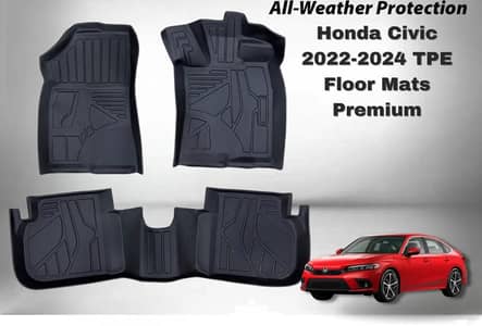 Car Interior TPE / TPU Car Floor Mats – Premium Quality