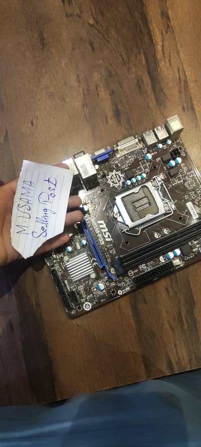 MSI H81 I5 4590 4th gen mobo