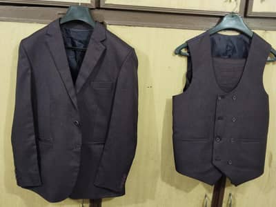 purpal pent coat and single sherwani mehron and qola