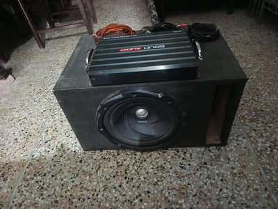 Amplifier and woofer brand new