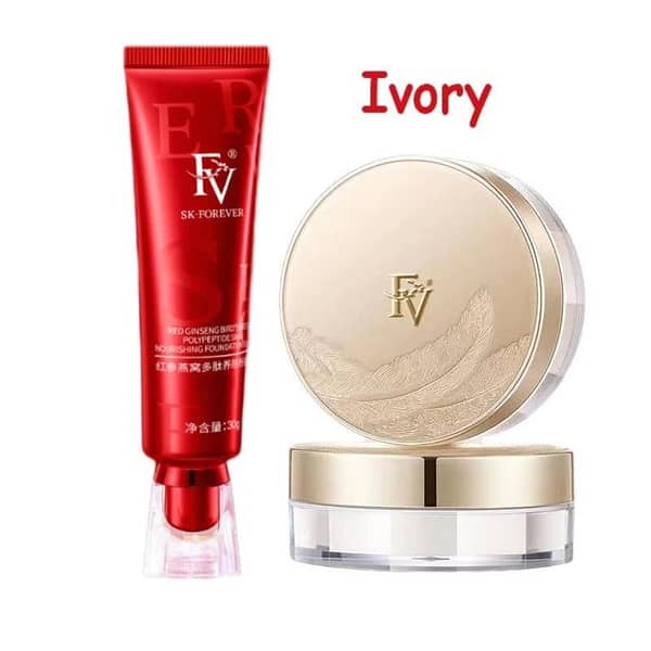 Waterproof Foundation & Concealer – Full Coverage Liquid Base for Oil Control and Long-Lasting Matte Finish