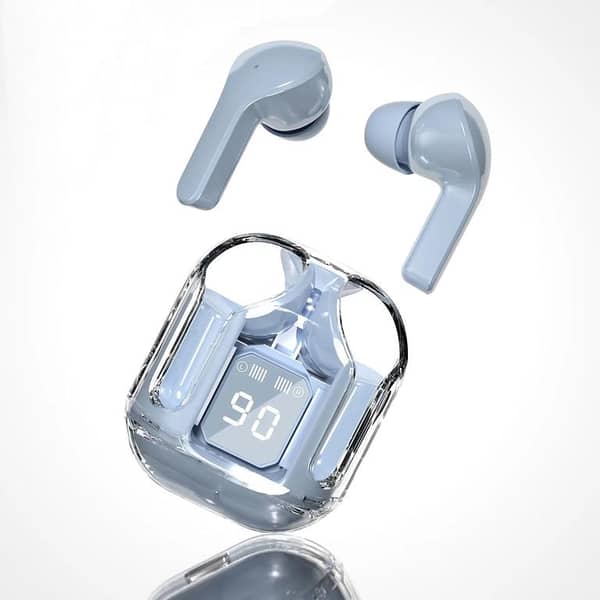 AIR31 TWS Wireless Bluetooth 5.3 Earbuds with Transparent Digital Display