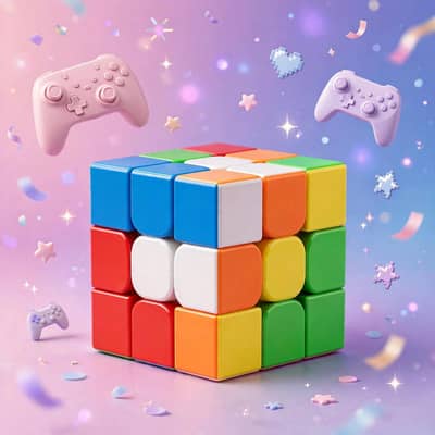 RN 3x3x3 Magic Cube Puzzle -